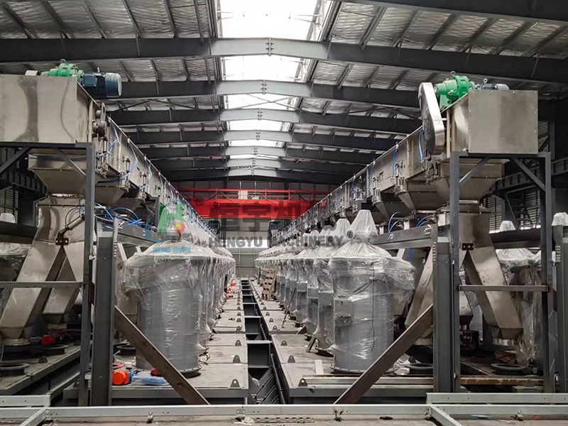 江蘇-耐火材料-8臺-7升-出料口24個-不銹鋼多點卸料Z型提升機(jī)